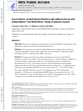 Cover page: Associations of abdominal intermuscular adipose tissue and inflammation: The Multi-Ethnic Study of Atherosclerosis