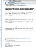 Cover page: The Memory of Environmental Chemical Exposure in C.&nbsp;elegans Is Dependent on the Jumonji Demethylases jmjd-2 and jmjd-3/utx-1