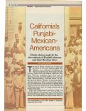Cover page: California's Punjabi-Mexican-Americans