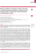 Cover page: Efficacy and safety of vixarelimab, a human monoclonal oncostatin M receptor β antibody, in moderate-to-severe prurigo nodularis: a randomised, double-blind, placebo-controlled, phase 2a study