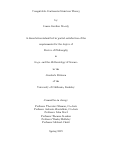 Cover page: Computable Continuous Structure Theory