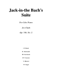 Cover page: Jack-in-the-Bach's Suite