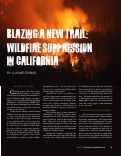 Cover page: Blazing a New Trail: Wildfire Suppression in California