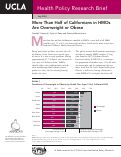 Cover page: More Than Half of Californians in HMOs Are Overweight or Obese