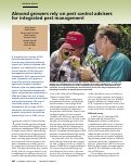 Cover page: Almond growers rely on pest control advisers for integrated pest management