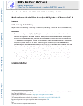 Cover page: Mechanism of the Iridium-Catalyzed Silylation of Aromatic C–H Bonds