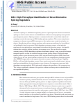 Cover page: Chapter Twelve IRAS High-Throughput Identification of Novel Alternative Splicing Regulators