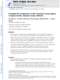 Cover page: Evaluating the Completeness of HIV Surveillance Using Capture–Recapture Models, Alameda County, California