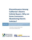 Cover page: Discontinuance Among California’s Electric Vehicle Buyers: Why are Some Consumers Abandoning Electric Vehicles?