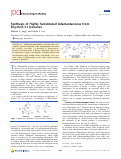 Cover page: Synthesis of Highly Substituted Adamantanones from Bicyclo[3.3.1]nonanes