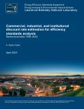 Cover page: Commercial, industrial, and institutional discount rate estimation for efficiency standards analysis: Sector-level data 1998–2022