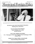Cover page: Bulletin of Municipal Foreign Policy - Summer 1988