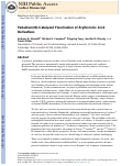 Cover page: Palladium(III)-Catalyzed Fluorination of Arylboronic Acid Derivatives