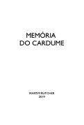 Cover page: Memória do Cardume