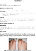 Cover page: Congenital malalignment of the great toenail. Report of two cases.
