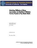 Cover page: Modeling Diffusion of Many Innovations via Multilevel Diffusion Curves: Payola in Pop Music Radio