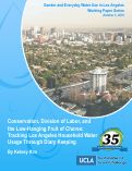 Cover page: Conservation, Division of Labor, and the Low-Hanging Fruit of Chores: Tracking Los Angeles Household Water Usage Through Diary Keeping