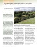 Cover page: Forest and rangeland owners value land for natural amenities and as financial investment