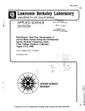 Cover page: FINAL REPORT: REAL-TIME MEASUREMENT OF AEROSOL BLACK CARBON DURING THE CARBONACEOUS SPECIES METHODS COMPARISON STUDY, CITRUS COLLEGE, GLENDORA, CALIFORNIA, AUGUST 12-21, 1986