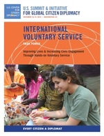 Cover page of International Voluntary Service Task Force: Improving Lives &amp; Increasing Civic Engagement Through Hands-on Voluntary Service