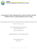 Cover page: An Integrated Corridor Management for Connected Vehicles and Park and Ride Structures using Deep Reinforcement Learning
